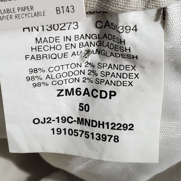 Wrangler Authentics Men's Tan Khaki Cargo Shorts NEW NWT Size 50 - Picture 12 of 14